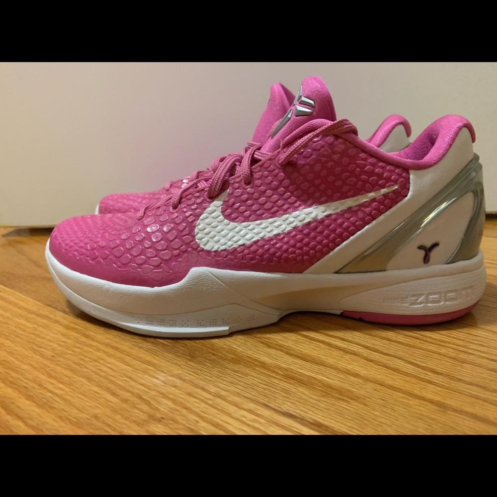 NIKE ZOOM KOBE 6 KAY YOW BREAST CANCER THINK PINK